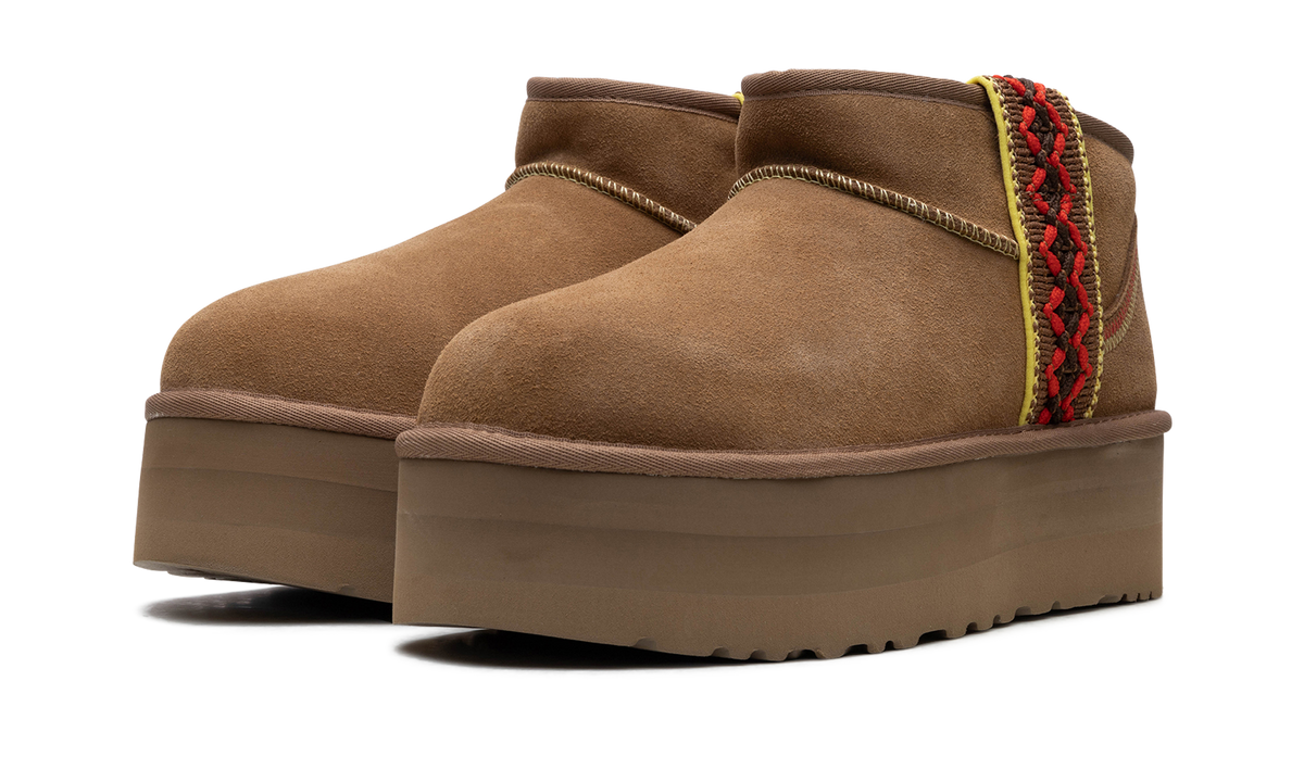 UGG Classic Ultra Mini Braid Boot Chestnut (Women's)