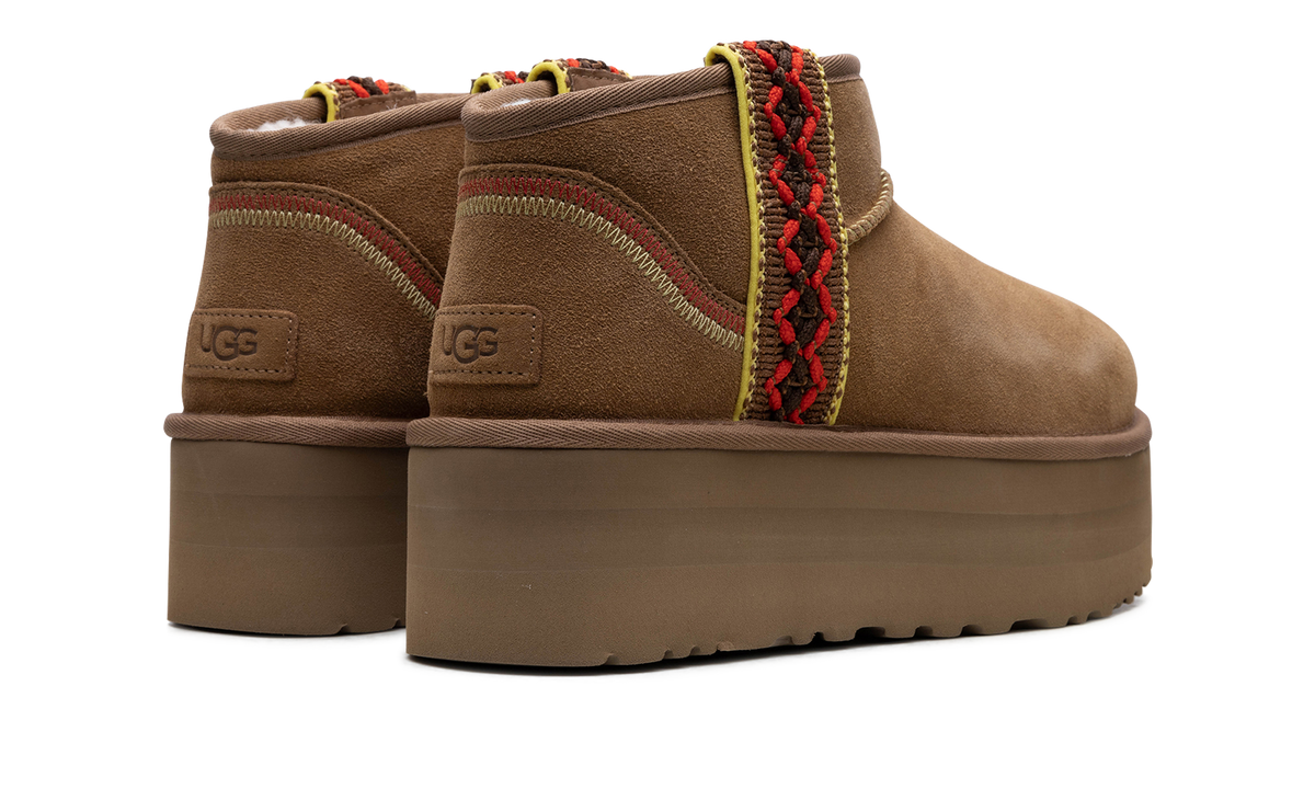 UGG Classic Ultra Mini Braid Boot Chestnut (Women's)