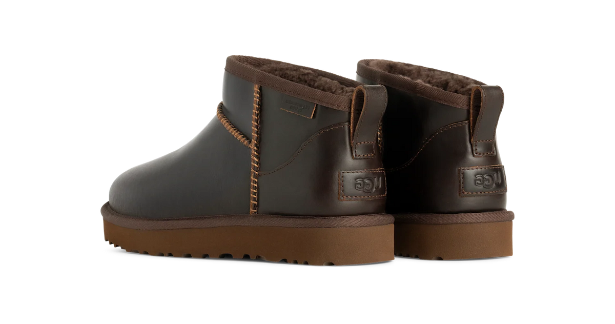 UGG Classic Ultra Mini LTHR Regen Boot Ironwood (Women's)