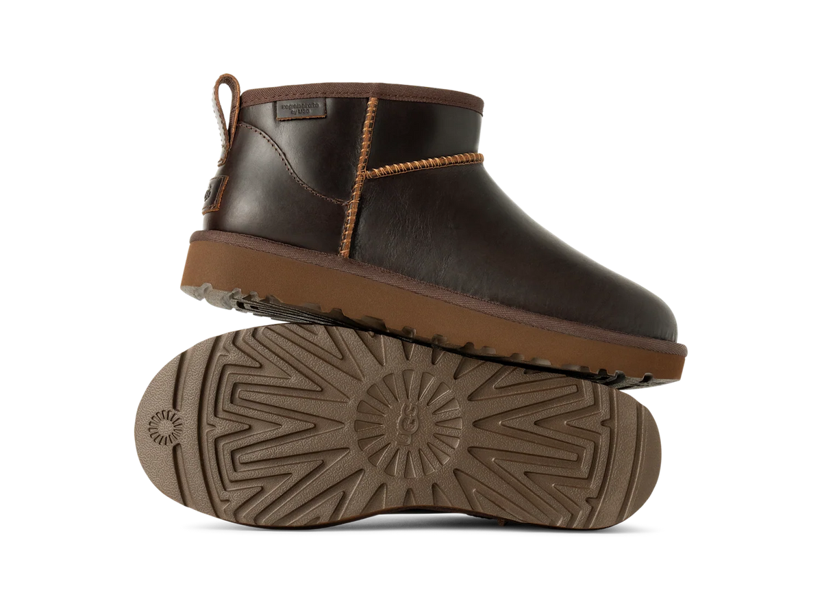 UGG Classic Ultra Mini LTHR Regen Boot Ironwood (Women's)