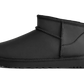 UGG Classic Ultra Mini Leather Boot Black (Women's)