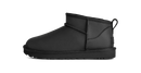 UGG Classic Ultra Mini Leather Boot Black (Women's)