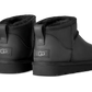 UGG Classic Ultra Mini Leather Boot Black (Women's)