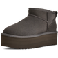UGG Classic Ultra Mini Platform Boot Charcoal (Women's)