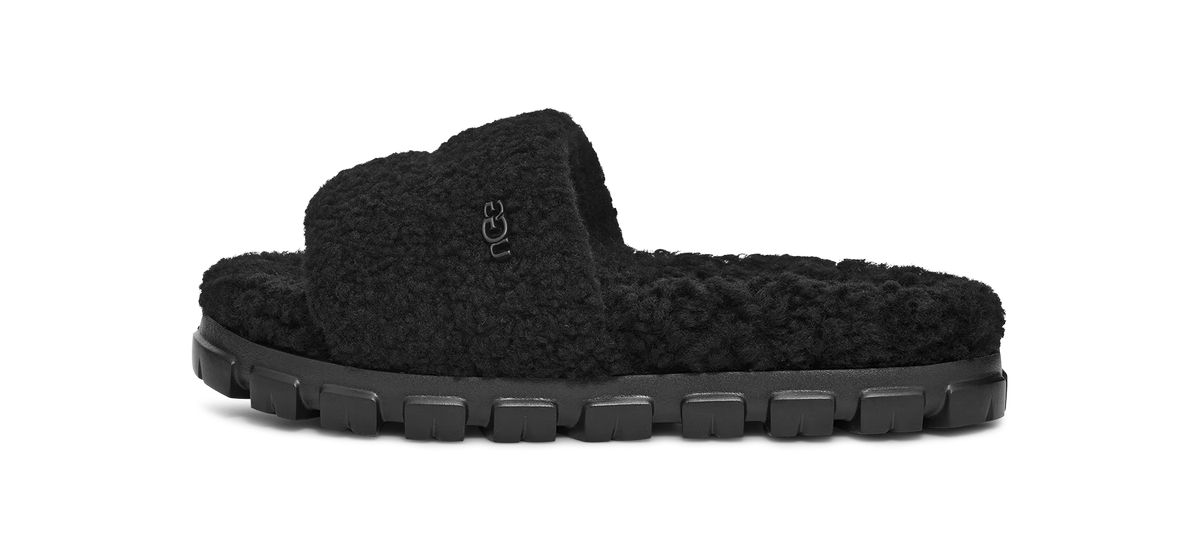 UGG Cozetta Curly Slide Black (Women's)
