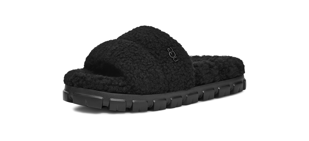 UGG Cozetta Curly Slide Black (Women's)