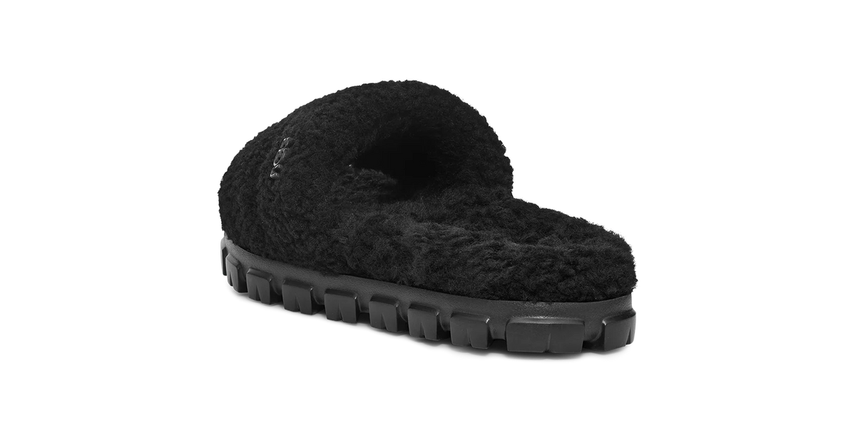 UGG Cozetta Curly Slide Black (Women's)