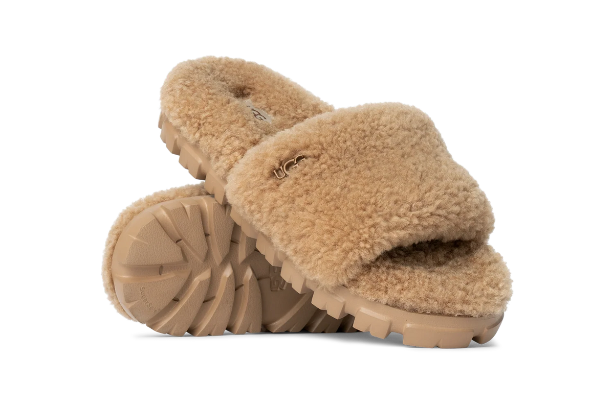 UGG Cozetta Curly Slide Chestnut (Women's)