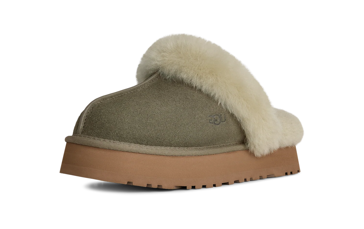 UGG Disquette Slipper Moss Green Muted Brass (Women's)