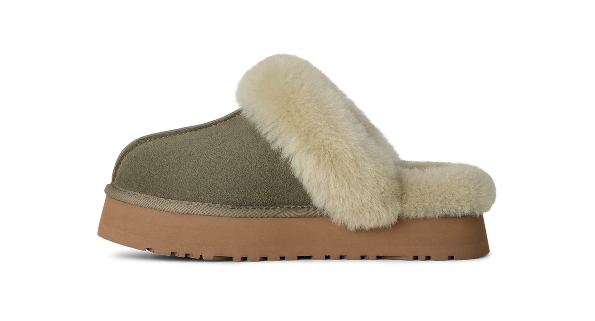 UGG Disquette Slipper Moss Green Muted Brass (Women's)