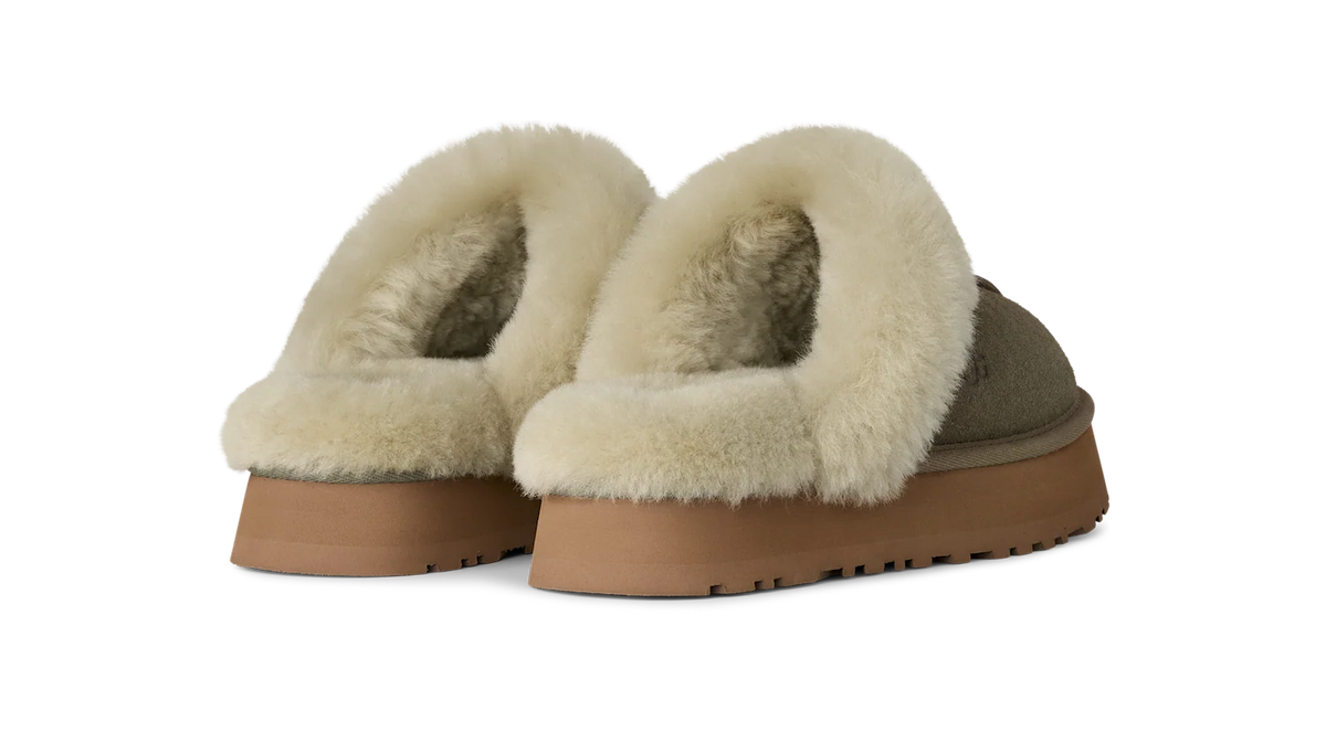 UGG Disquette Slipper Moss Green Muted Brass (Women's)