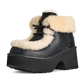 UGG Esmee Leather Lace Up Boot Black (Women's)