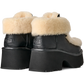 UGG Esmee Leather Lace Up Boot Black (Women's)