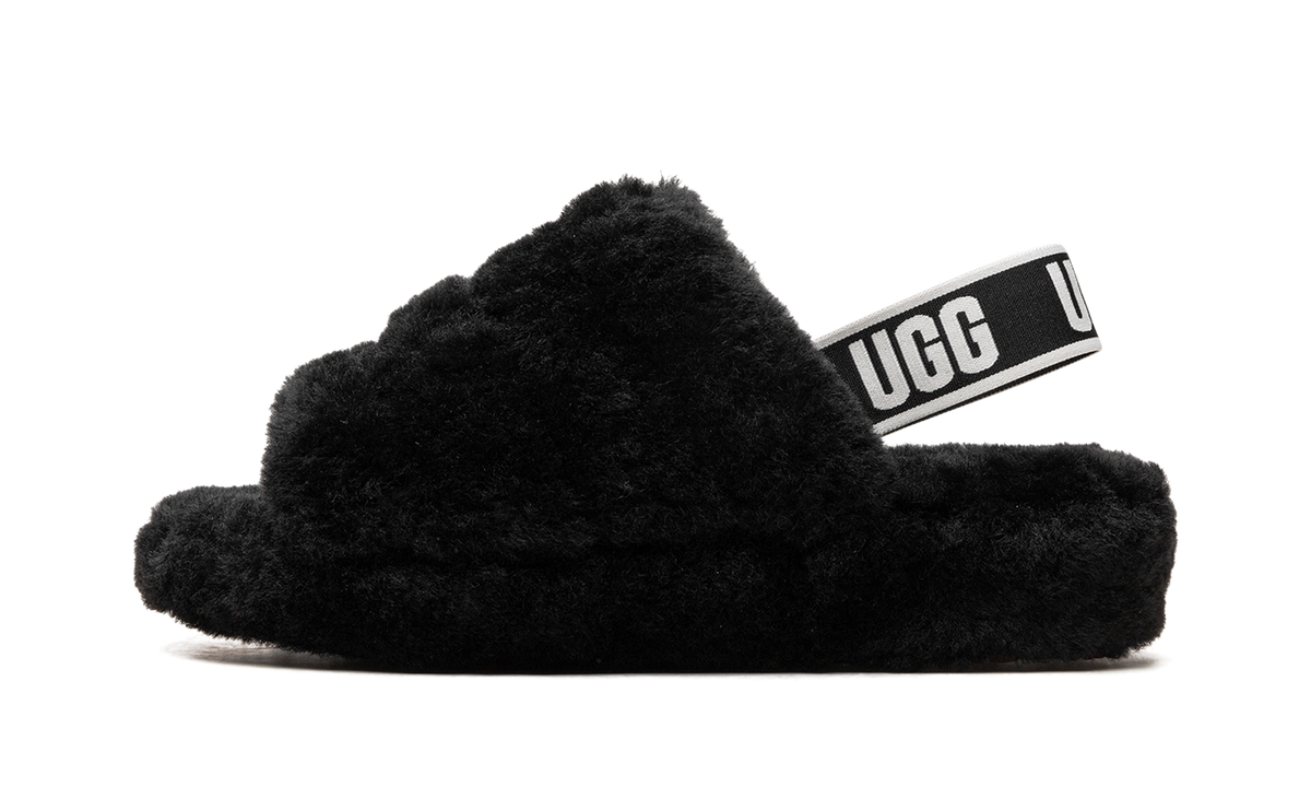 UGG Fluff Yeah Slide Black (Women's)