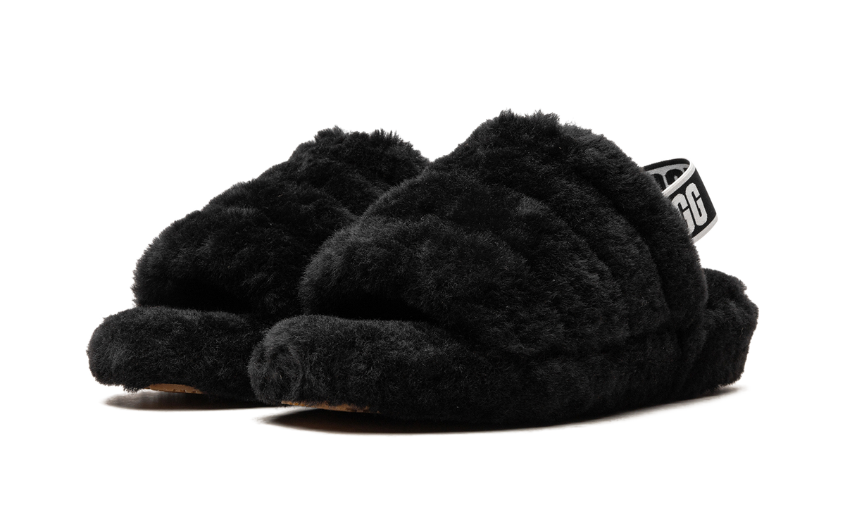 UGG Fluff Yeah Slide Black (Women's)