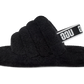 UGG Fluff Yeah Slide Black (Kids)