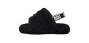 UGG Fluff Yeah Slide Black (Kids)
