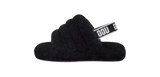 UGG Fluff Yeah Slide Black (Kids)