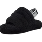 UGG Fluff Yeah Slide Black (Kids)