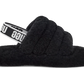 UGG Fluff Yeah Slide Black (Kids)