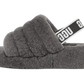 UGG Fluff Yeah Slide Charcoal (Women's)