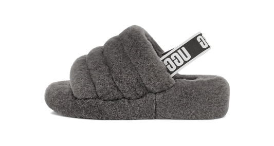 UGG Fluff Yeah Slide Charcoal (Women's)
