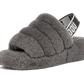 UGG Fluff Yeah Slide Charcoal (Women's)