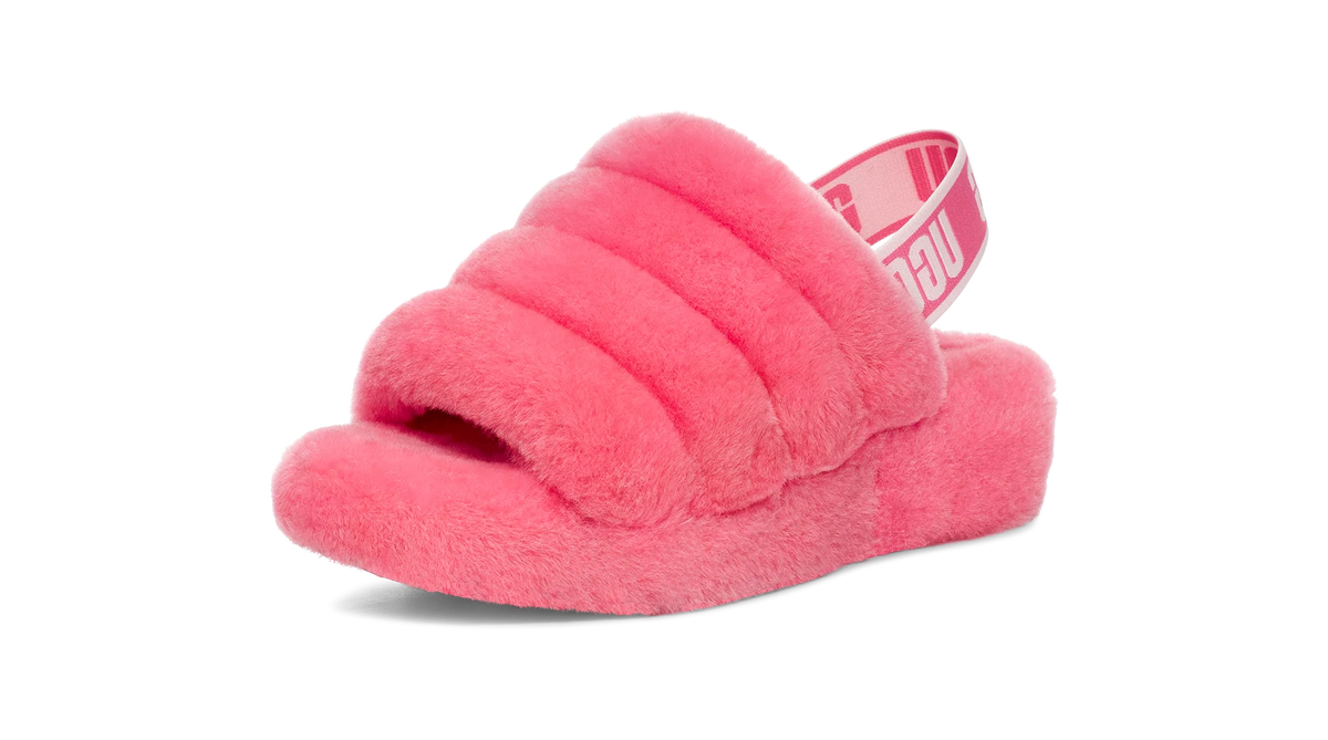 UGG Fluff Yeah Slide Pink Rose (Women's)
