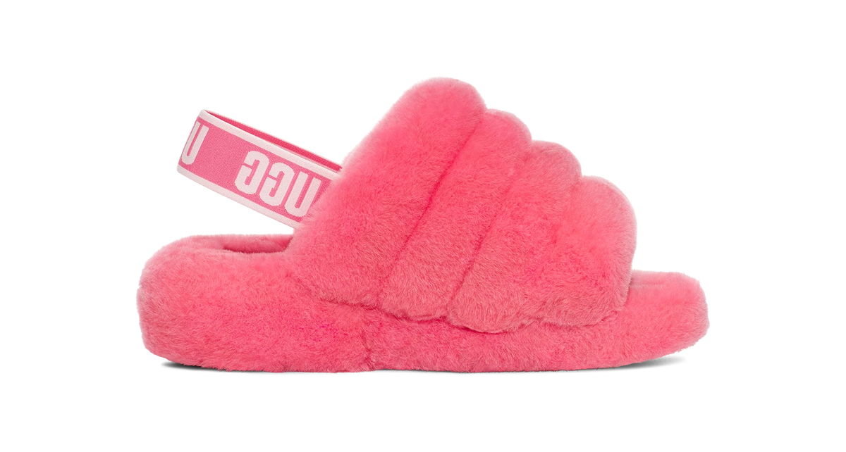 UGG Fluff Yeah Slide Pink Rose (Women's)