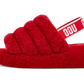 UGG Fluff Yeah Slide Ribbon Red (Women's)