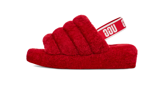 UGG Fluff Yeah Slide Ribbon Red (Women's)