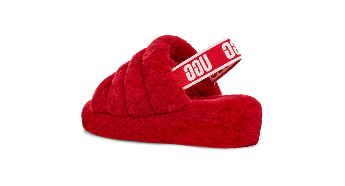 UGG Fluff Yeah Slide Ribbon Red (Women's)
