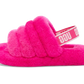 UGG Fluff Yeah Slide Rock Rose (Kids)