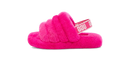 UGG Fluff Yeah Slide Rock Rose (Kids)
