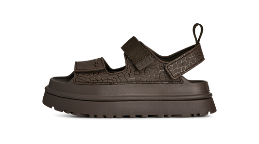 UGG GoldenGlow Embossed Sandal Dense Smoke (Women's)