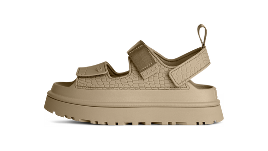 UGG GoldenGlow Embossed Sandal Mustard Seed (Women's)