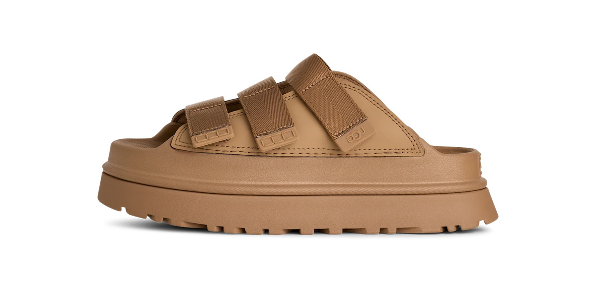 UGG GoldenGlow Slide Dark Sand (Women's)