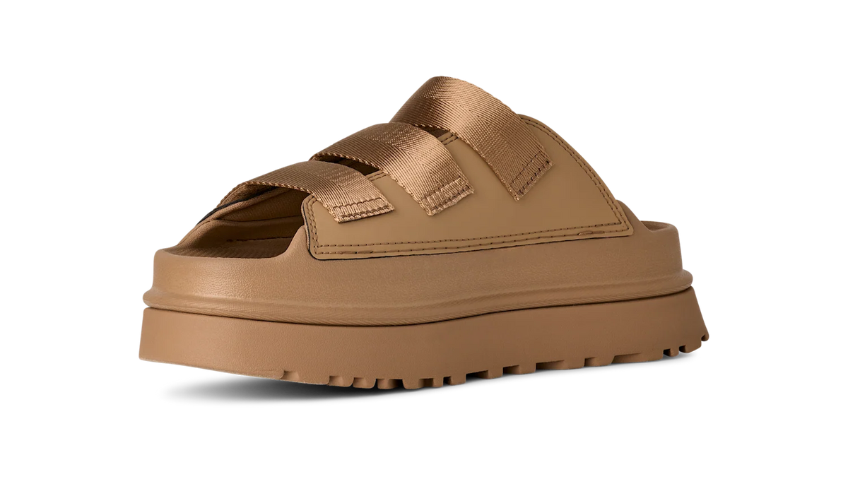 UGG GoldenGlow Slide Dark Sand (Women's)