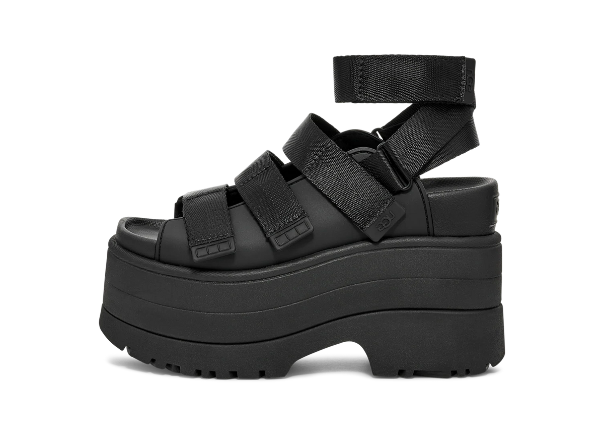 UGG GoldenRise Platform Sandals Black (Women's)
