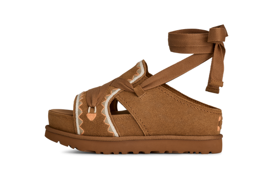 UGG Goldenstar Hi Artistitch Slide Chestnut Multi (Women's)