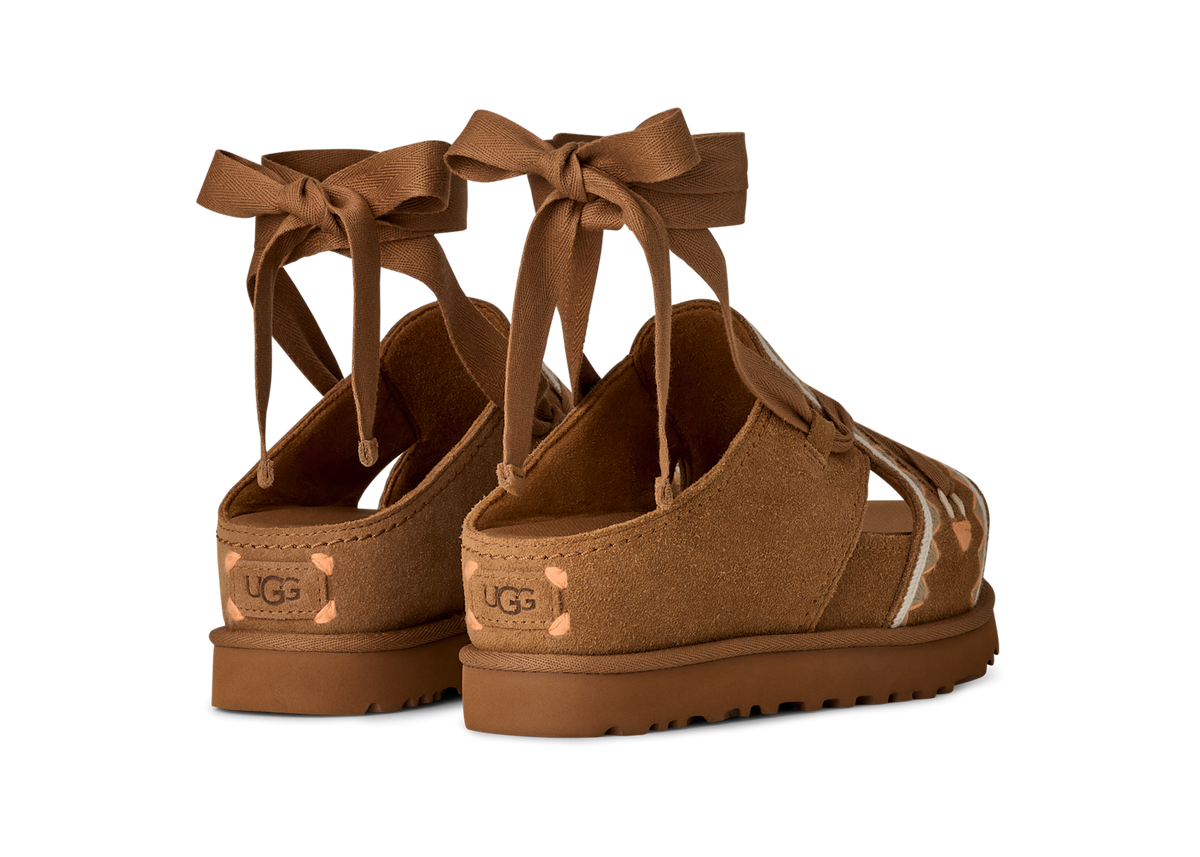 UGG Goldenstar Hi Artistitch Slide Chestnut Multi (Women's)