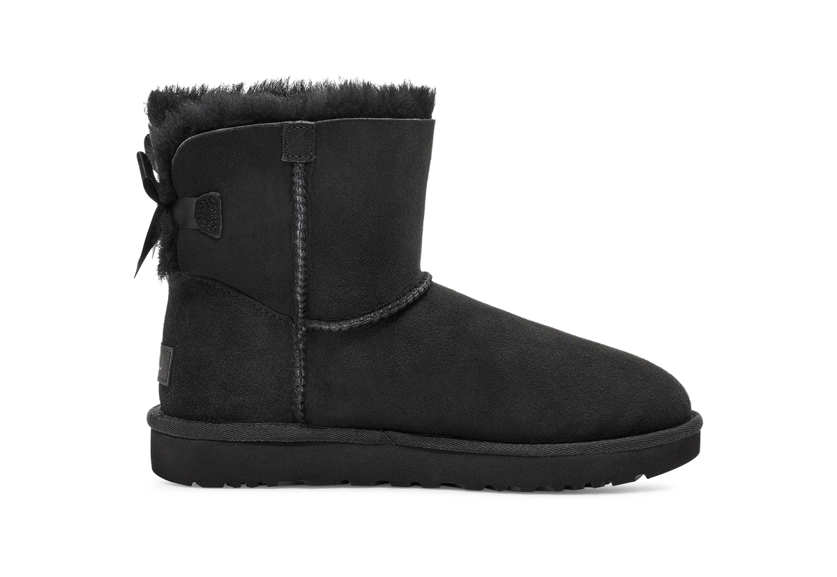 UGG Mini Bailey Bow II Black (Women's)