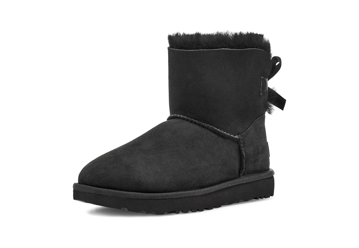 UGG Mini Bailey Bow II Black (Women's)