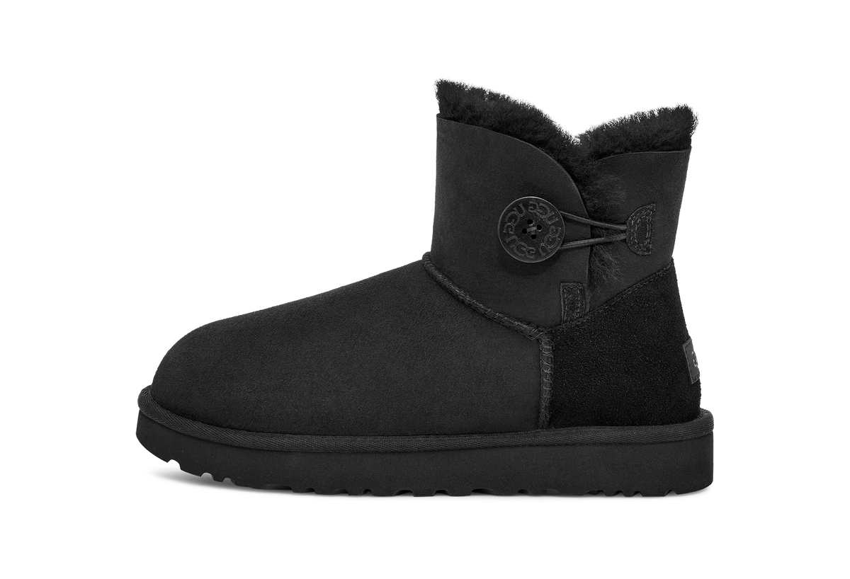 UGG Mini Bailey Button Boot Black (Women's)