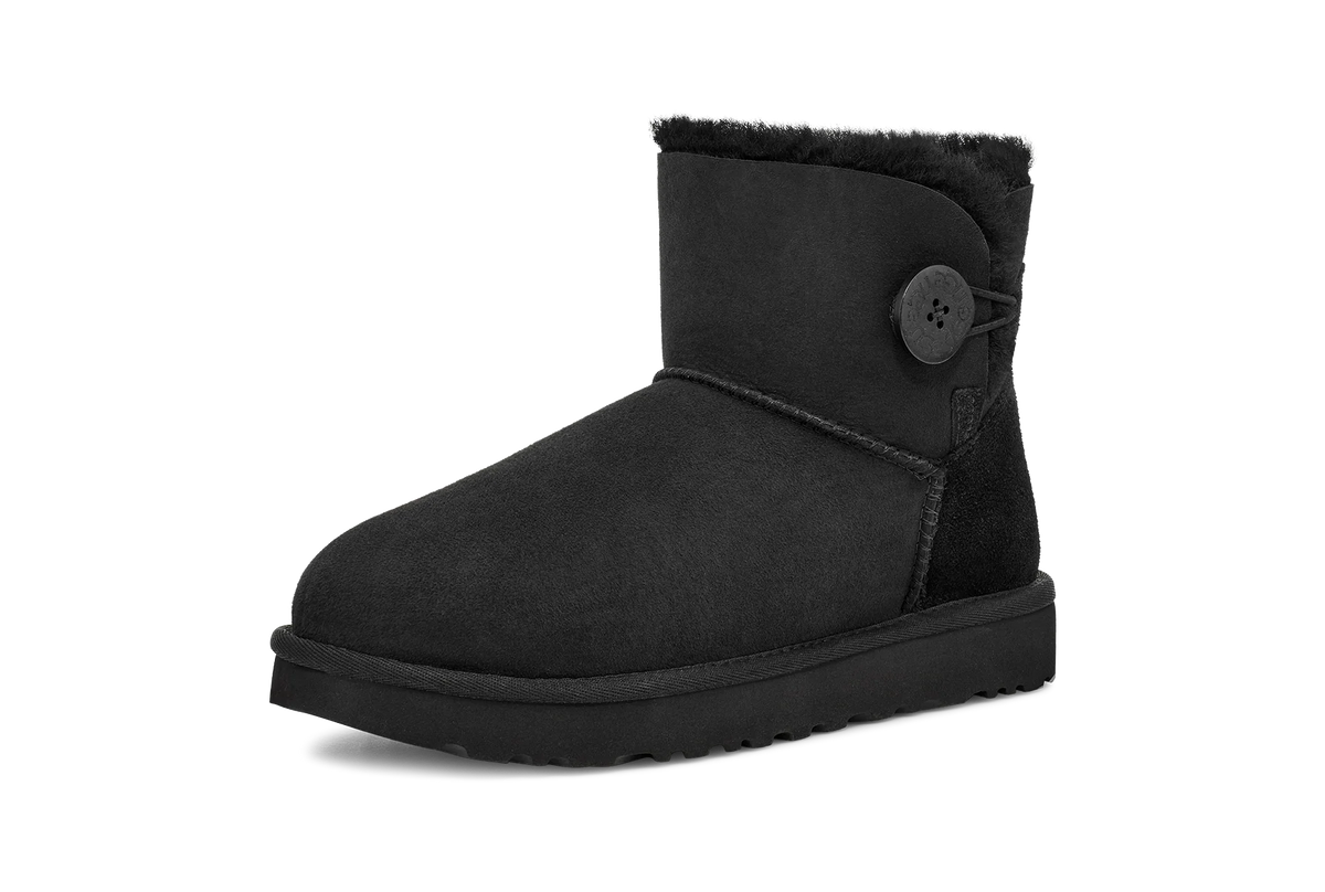 UGG Mini Bailey Button Boot Black (Women's)