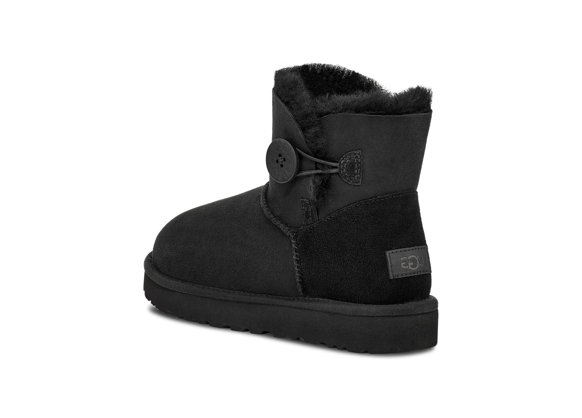 UGG Mini Bailey Button Boot Black (Women's)
