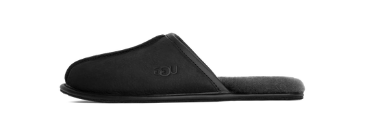 UGG Scuff Leather Slipper Black