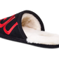 UGG Scuff Logo Slipper Black Red