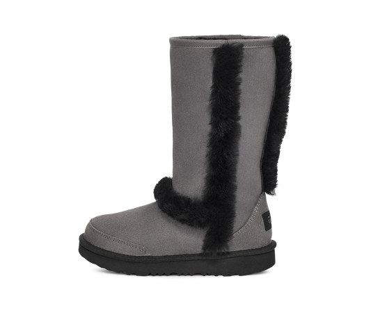 UGG Sunburst Tall Boot Grey Black (Kids)