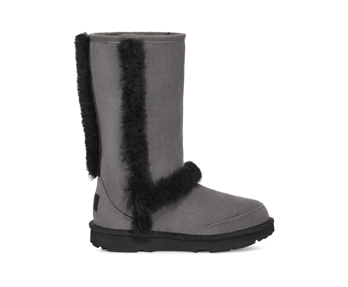 UGG Sunburst Tall Boot Grey Black (Kids)